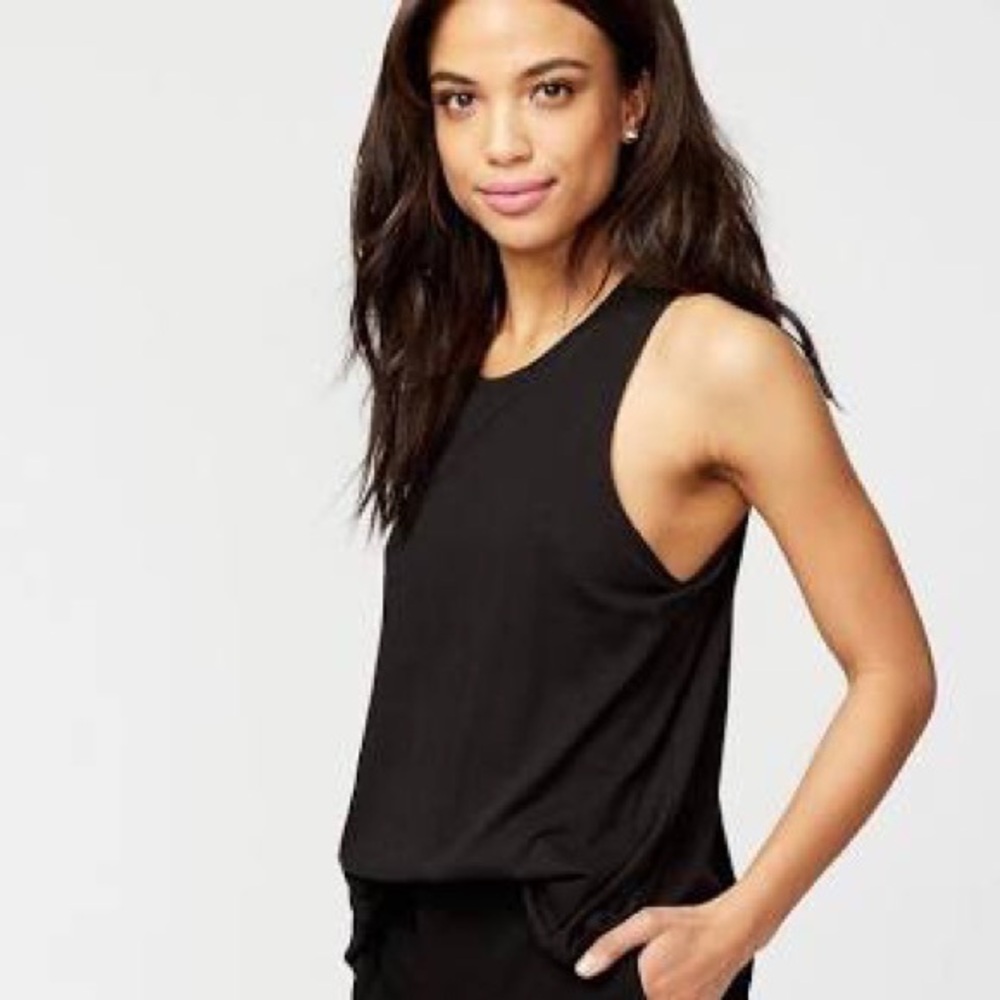 New Women’s Rachel Roy Split Back Tank Top sz S